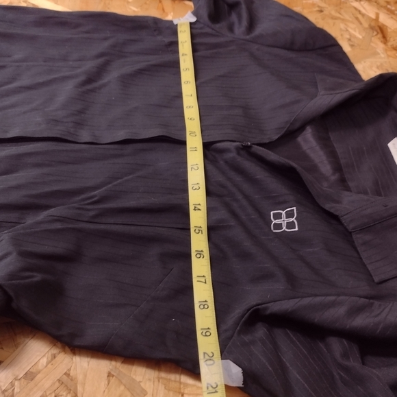 Biz collection button down pin stripe shirt sz 10 - Picture 14 of 16